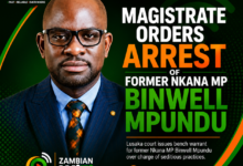Binwell Mpundu bench warrant