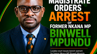 Binwell Mpundu bench warrant