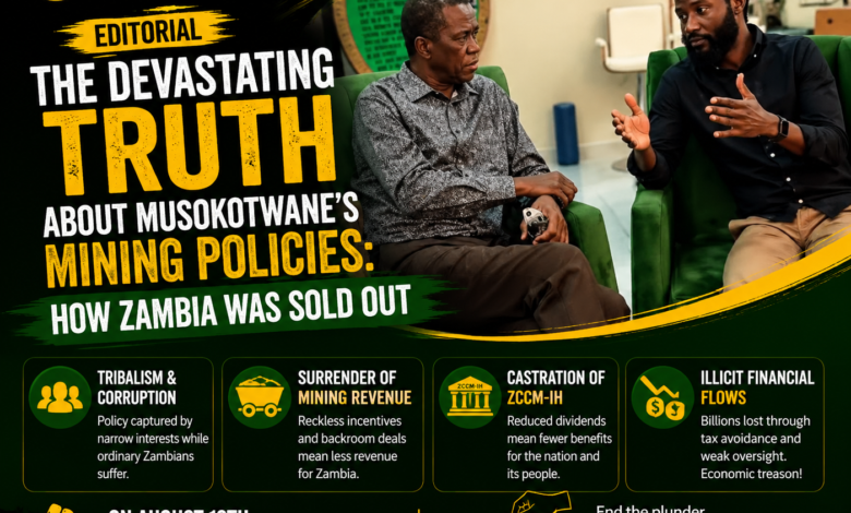 Opinion: Opposition Criticises Musokotwane’s Mining Policies Ahead of Zambia Elections