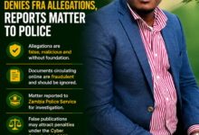 UPND's Mark Simuuwe Denies FRA Maize Allegations, Reports Matter to Police