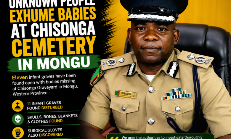 11 Infant Graves Found Disturbed at Chisonga Cemetery in Mongu