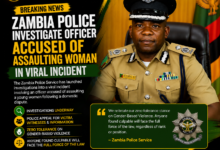 Zambia Police Investigate Officer Accused of Assaulting Woman in Viral Incident