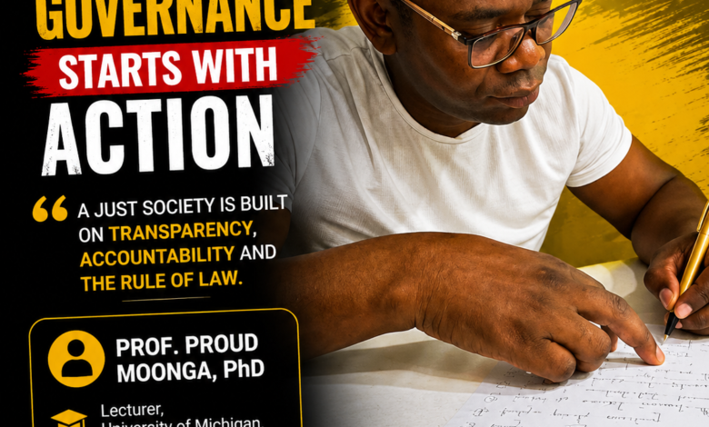 Governance activist Prof. Proud Moonga argues that the handling of Chilufya Tayali's return to Zambia raises important questions about judicial independence, equality before the law, and enforcement of court orders.