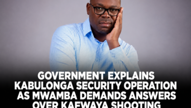 Government Explains Kabulonga Security Operation as Mwamba Demands Answers Over Kafwaya Shooting