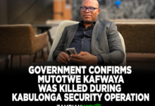 CJOC Confirms Mutotwe Kafwaya as Man Killed in Kabulonga Operation