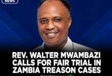 Rev. Walter Mwambazi Calls for Fair Trial in Zambia Treason Cases