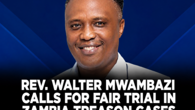 Rev. Walter Mwambazi Calls for Fair Trial in Zambia Treason Cases
