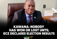 Kawana: Nobody Has Won or Lost Until ECZ Declares Election Results