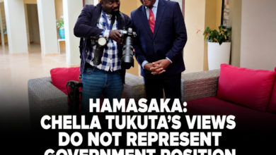 Chella Tukuta Speaks for Himself, Not Government – Hamasaka