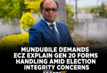 Mundubile Demands ECZ Explain GEN 20 Forms Handling Amid Election Integrity Concerns