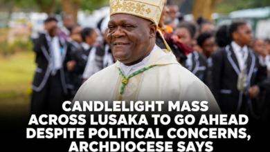 The Archdiocese of Lusaka has reaffirmed that Candlelight Prayers for Peace will proceed across all parishes on August 12, 2026, saying the event is purely spiritual and non-political.