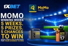 MoMo Winning Weeks by 1xBet 5 Weeks, 5 Prizes and 5 Chances to Win in Zambia