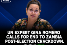 UN Expert Gina Romero Calls for End to Zambia Post-Election Crackdown