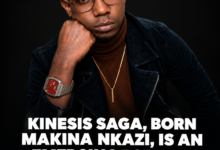 Kinesis Saga, born Makina Nkazi, is an emerging R&B and hip-hop artist