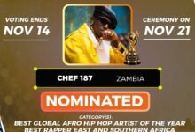 Chef 187 Earns Two Nominations at Afro Golden Hip Hop Awards 2026