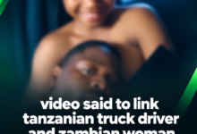 Tanzanian Truck Driver and Zambian Woman Video Trends Online
