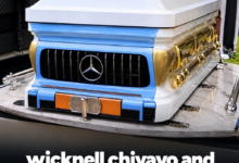 Wicknell Chivayo and Wife Lulu’s Luxury Caskets Draw Attention
